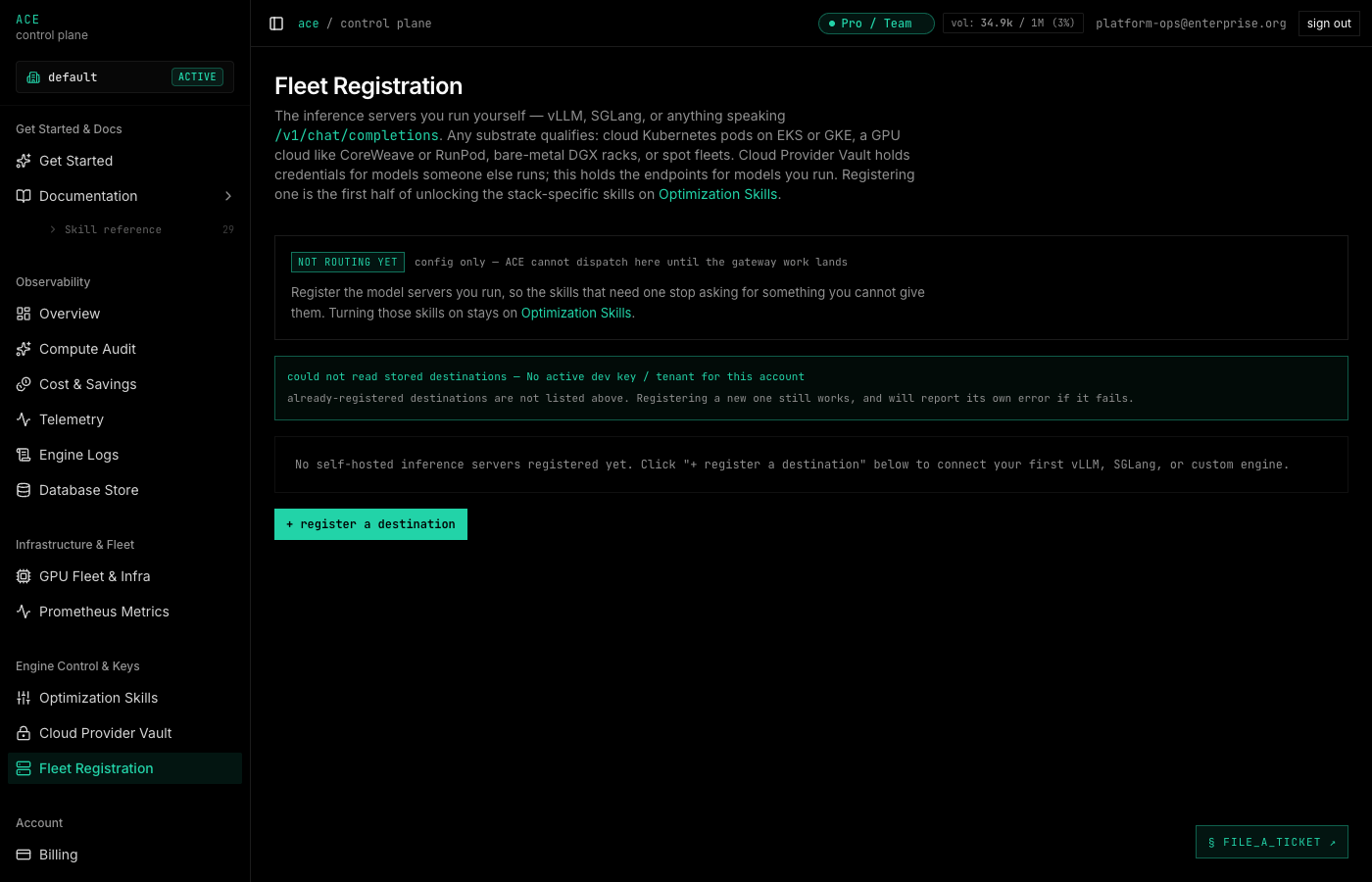 GPU Cluster Fleet & VRAM Saturation Console
